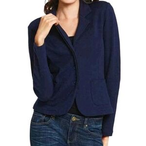 CAbi Dark Blue Women's Blazer